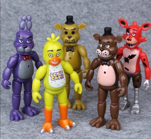 Fnaf Five Nights At Freddy's figura 5db vil- mozgathat j szmla