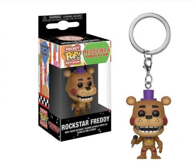 Fnaf Five Nights At Freddy's kulcstart Funko POP dobozzal j szmlva