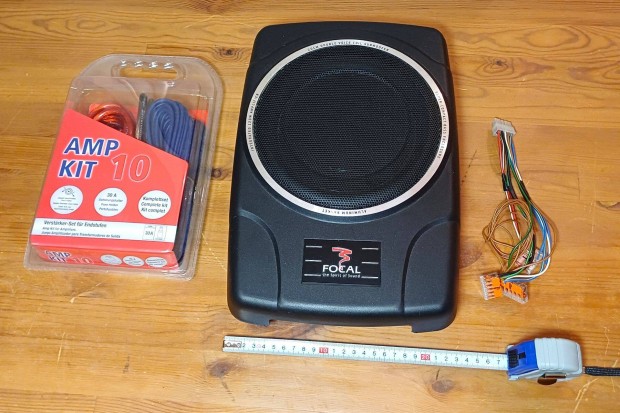 Focal SUB 20 aktv ersts auts ls alatti subwoofer kbelszettel