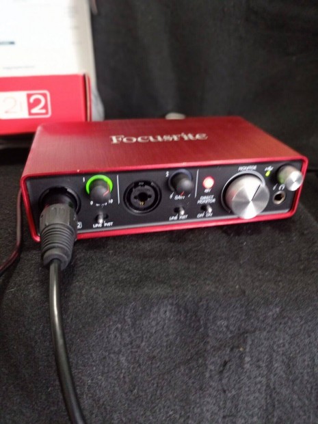 Focusrite Scarlett 2i2 2nd genercis Kls Hangkrtya