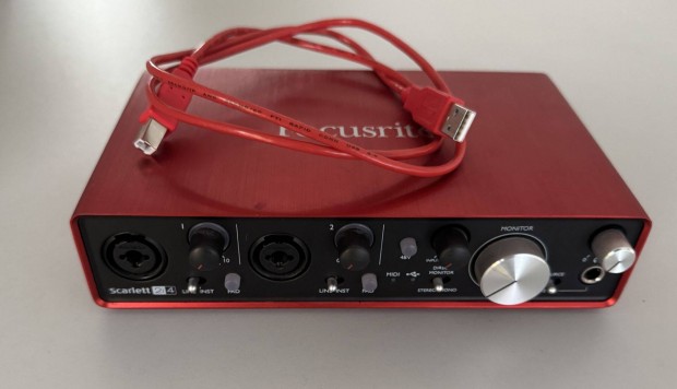 Focusrite Scarlett 2i4 (2nd Gen) hangkrtya