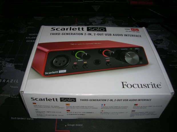 Focusrite Scarlett Solo 3rd Gen /új bontatlan