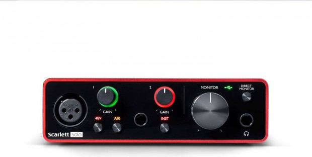 Focusrite Scarlett Solo (3rd Gen) hangkrtya