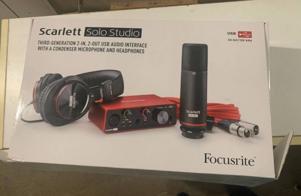 Focusrite Scarlett Solo hzi stdi minsgi felvtelekhez elad