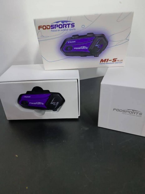 Fodsports M1-S Plus sisak kihangosító, motor kerékpár headset bluetoot