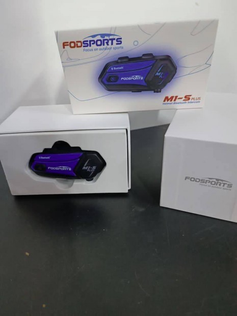 Fodsports M1-S Plus sisak kihangost, motorkerkpr headset
