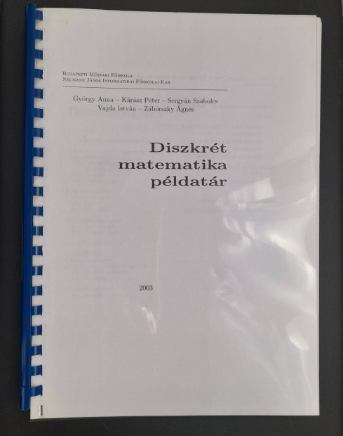 Fiskolai matematikai tananyagok, jegyzetek