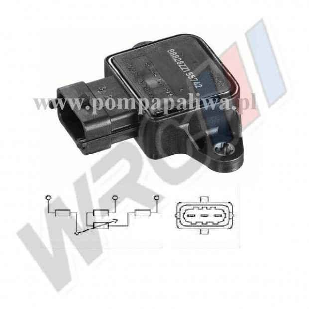 Fojtószelep állás érzékelő Nissan Micra 1.0 1.4 16V 22620-1F700