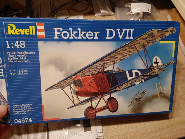 Fokker CVII Revell 1:48 repl makett modell