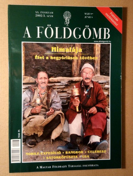 Földgömb 2002/3 (187.szám) Május-Június (7kép+tartalom)