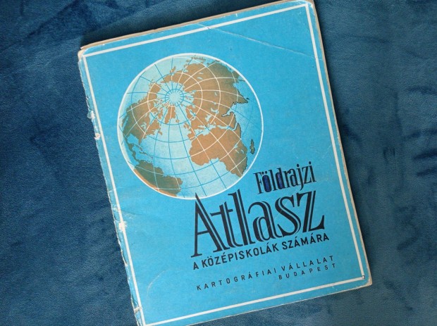 Fldrajzi atlasz a kzpiskolk szmra (Kartogrfiai Vllalat, 1991)