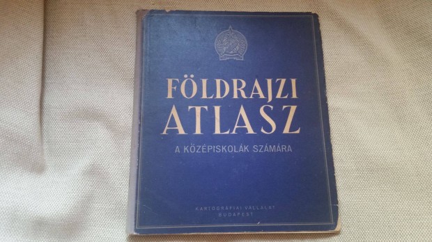 Fldrajzi atlasz a kzpiskolk szmra - 1955 - trkp