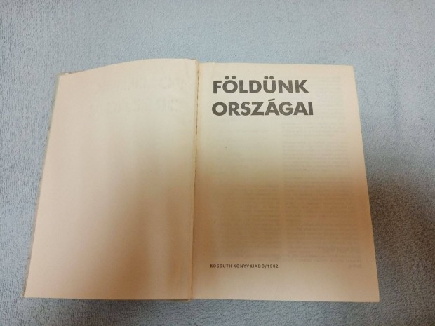 Fldnk orszgai - 1982-es kiads