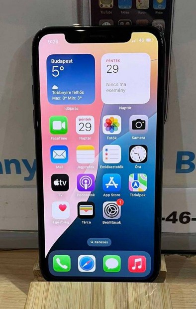 Flis, iphone XS, 64GB, Fggetlen, tokkal, akku 89%, 1 v Garancia!