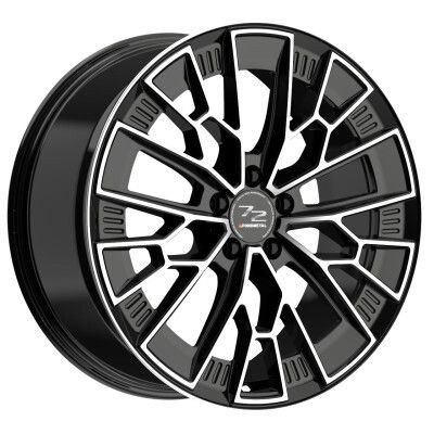 Fondmetal 1972 (8300) Fnyes fekete Machined 9X20 5X115 ET20 CB71,6 |