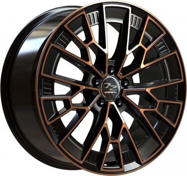 Fondmetal 1972 (8300) Fényes fekete bronz Machined 9X20 5X114,3 ET40