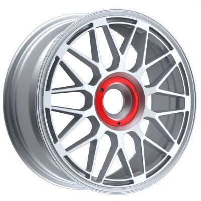 Fondmetal 9EVO Monodado GLOSSY SILVER 12X20 CenterLock X 130 ET47 CB0