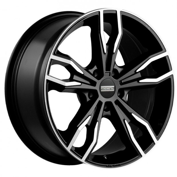 Fondmetal ALKE (FMI02) Fényes fekete machined 8X18 5X120 ET45 CB72,5
