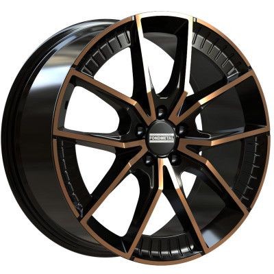 Fondmetal ELATHA (FMI11) Fényes fekete bronz Machined 8,5X19 5X112