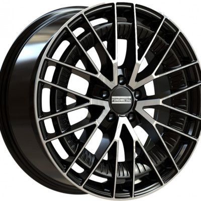 Fondmetal KARI (FMI12) Fényes fekete Machined 9X19 5X112 ET49 CB66,5