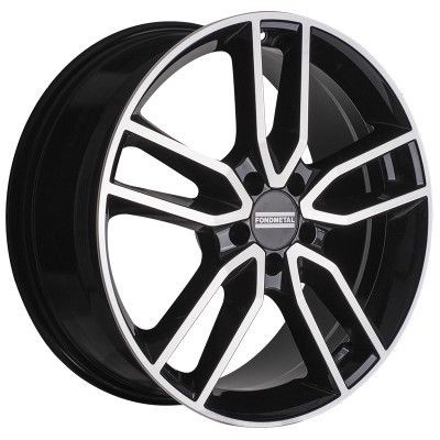 Fondmetal KOROS (FMI06) Fényes fekete Machined 6,5X16 5X112 ET43