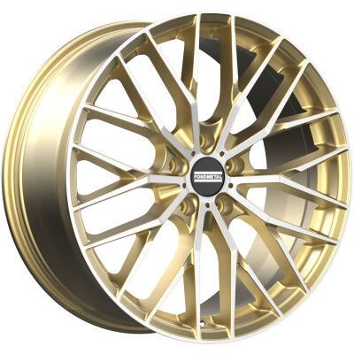 Fondmetal MAKHAI (FMI05) GLOSSY GOLD MACHINED 9X20 5X114,3 ET26