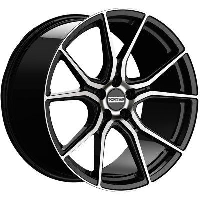 Fondmetal STC45 Fényes fekete Machined 10,5X20 5X114,3 ET45 CB70,65 |