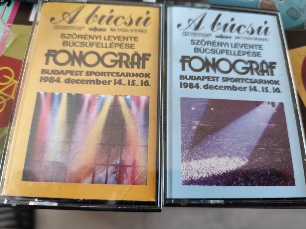 Fonogrf Bcs 1984 Dec 14-15-16 Bs. Dupla kazetta 
