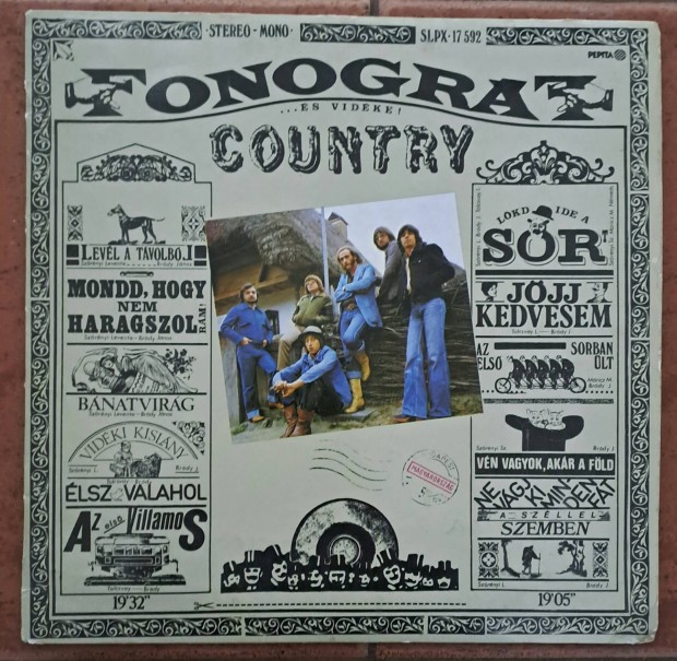 Fonográf: Country című bakelit lemeze
