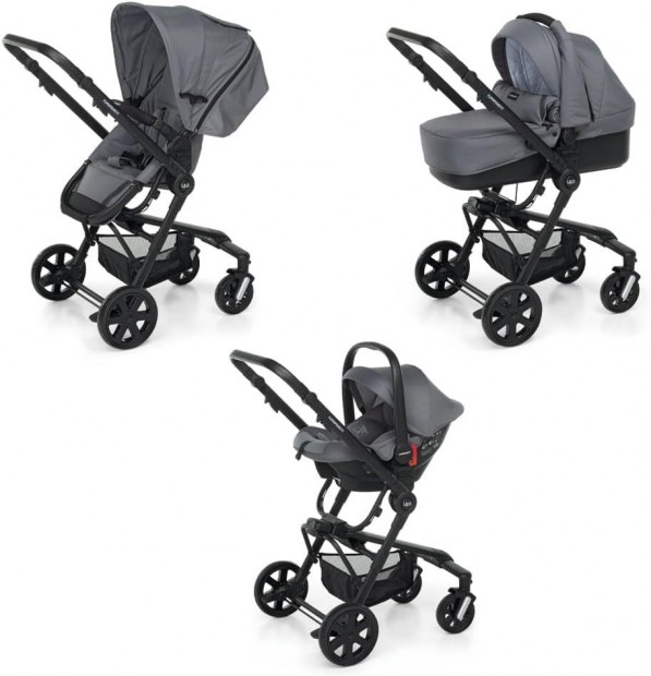 Foppapedretti UP3 3 r�szes babakocsiszett-Titanium, OUTLET term�k