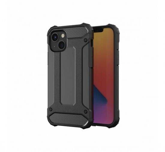 Forcell Armor Hatlap Tok, Apple iPhone 13 mini, Fekete