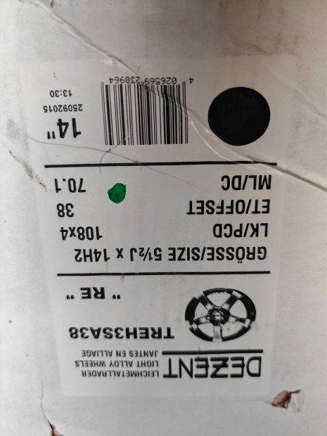 Ford 14 colos alufelni j