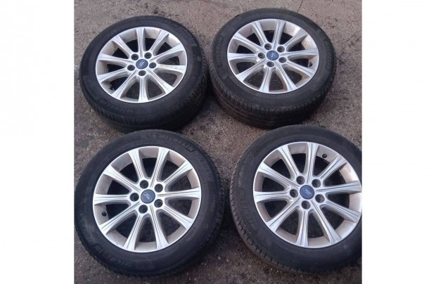 Ford 5x108/16 gyári alufelni 205/55/16 Michelin nyárigumival