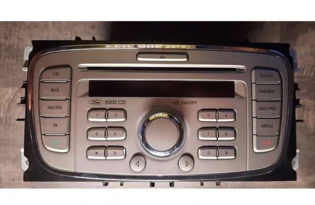 Ford 6000 CD Rádió Focus,C-Max,Mondeo,S-Max STB. Hibátlan!