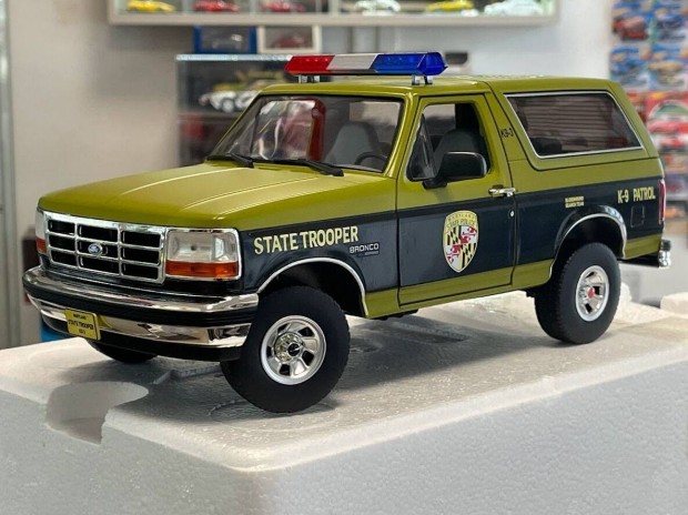 Ford Bronco Maryland State Police 1996 1:18 1/18 Greenlight