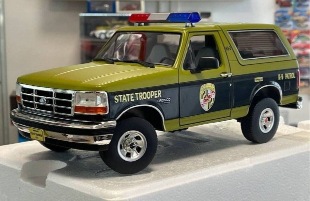 Ford Bronco Maryland State Police 1996 1:18 1/18 Greenlight