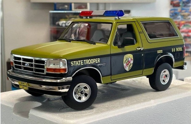 Ford Bronco Maryland State Police 1996 1:18 1/18 Greenlight