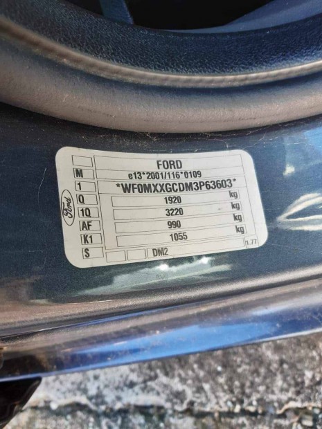 Ford C Max 1.6 tdci bontott alkatrészek