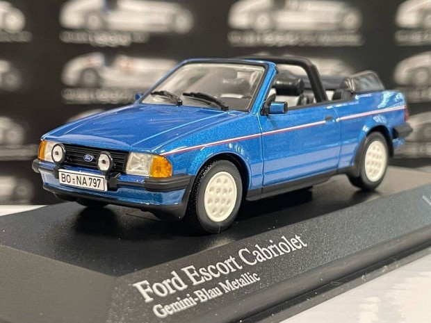 Ford Escort 1.6i Cabriolet 1983 1:43 1/43 Minichamps Limited Ed. 2016!