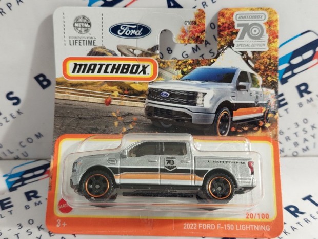 Ford F-150 Lightning (2022) - 20/100 - bliszeres -  Matchbox - 1:64