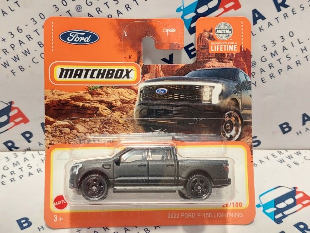 Ford F-150 Lightning (2022) - bliszteres 28/100 -  Matchbox - 1:64