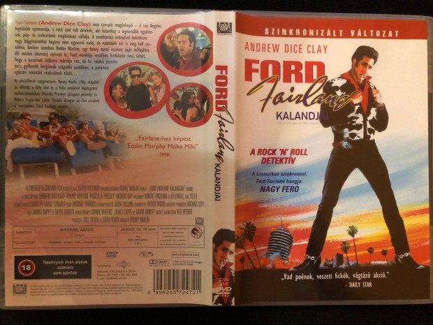 Ford Fairlane kalandjai (szinkronizlt, Andrew Dice Clay) DVD