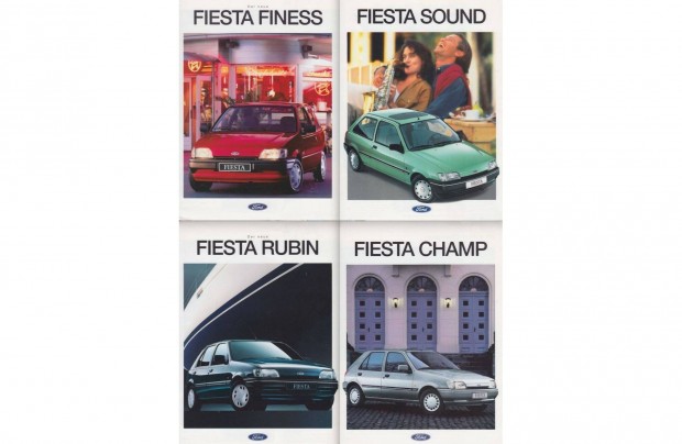 Ford Fiesta 1993 prospektus - 4 db