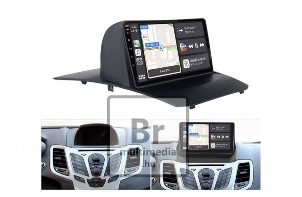 Ford Fiesta Android Multimdia Rdi Navigci Carplay 9" Kijelz Hifi