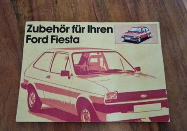 Ford Fiesta Mk1 Zubehr Prospektus 1981 Ritka Kiadvny!!