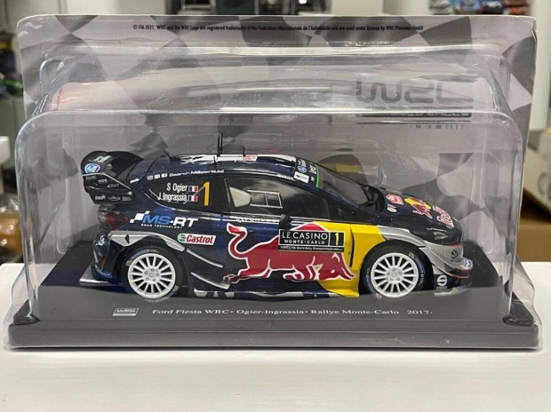 Ford Fiesta WRC No.1 Red Bull Rallye Monte Carlo 2017 1:24 Altaya