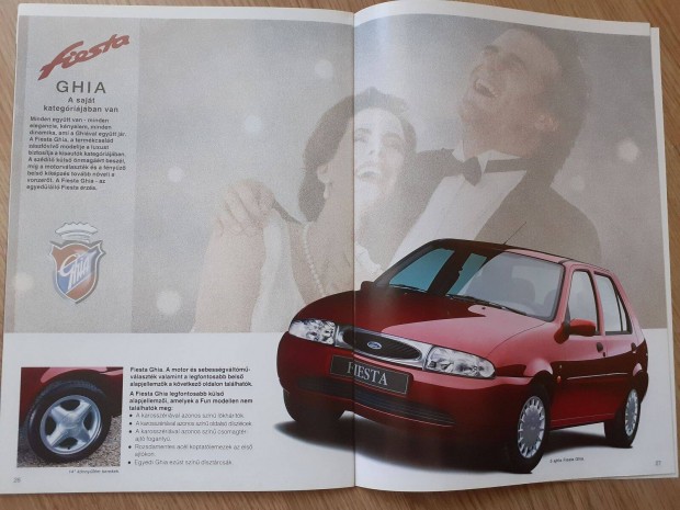 Ford Fiesta prospektus - 1995, magyar nyelv