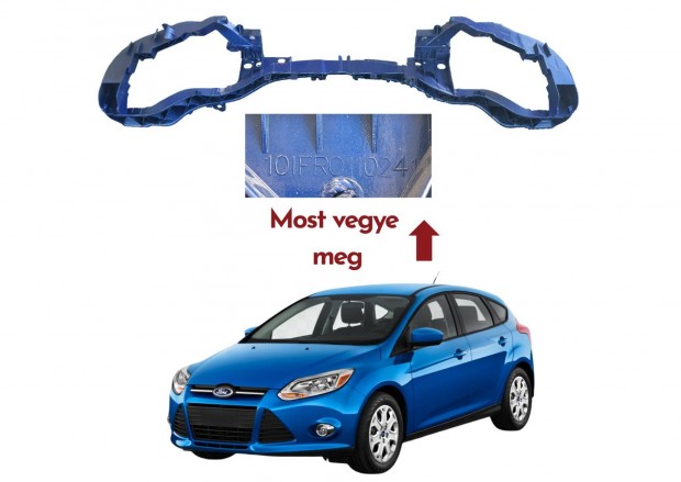 Ford Focus 2011-14 utángyártott zárhíd Új csz 10IFR0110241 OEM1763520