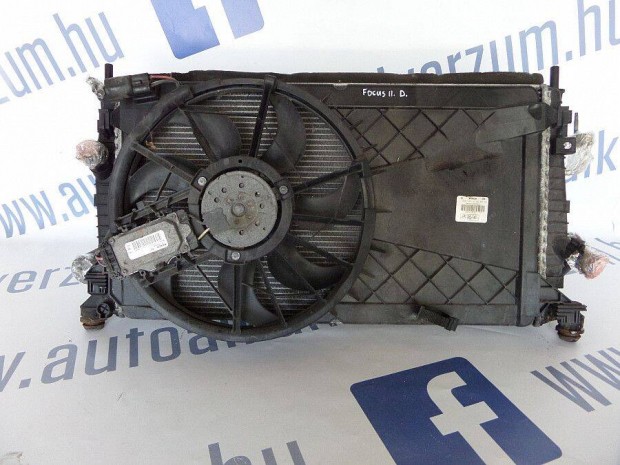 Ford Focus II MK2 2 1,6 1,8 2,0 TDCI Dízel Klímahűtő, vízhűtő Ventilát