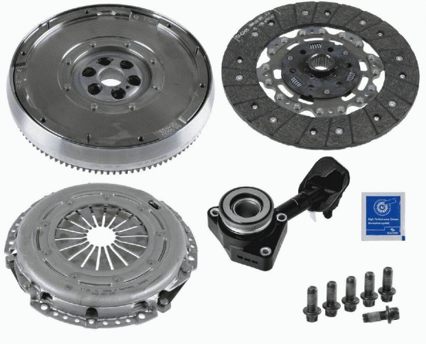 Ford Focus II kuplung szett + lendkerék 1.6 TDCi 90, 100, 109 LE Sachs